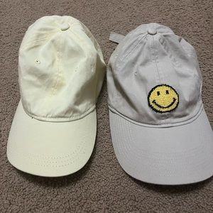 Yellow Sun Hat and Smile Tan Sun Hat